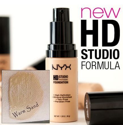 NYX HD FOUNDATION (base líquida HD)